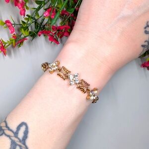 Genuine Crystal Vintage Y2K Watch Band Style Bracelet